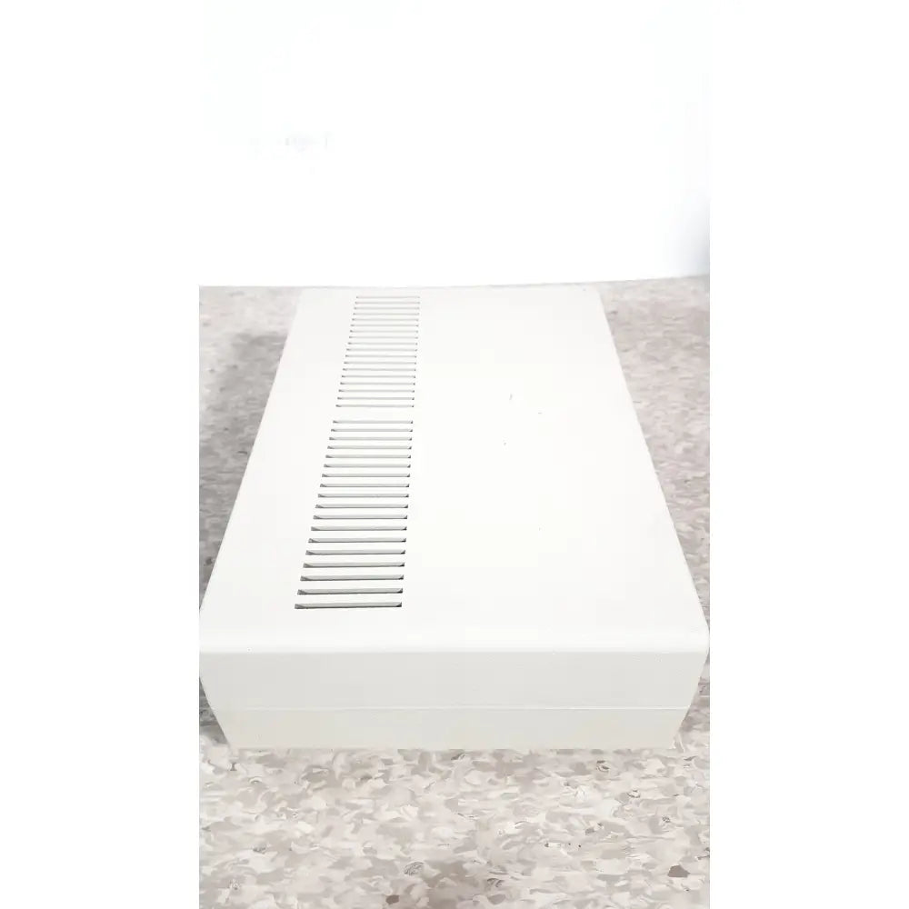 White rectangular coulbourn bio system calibrator with horizontal slits designed for reuse medical applications