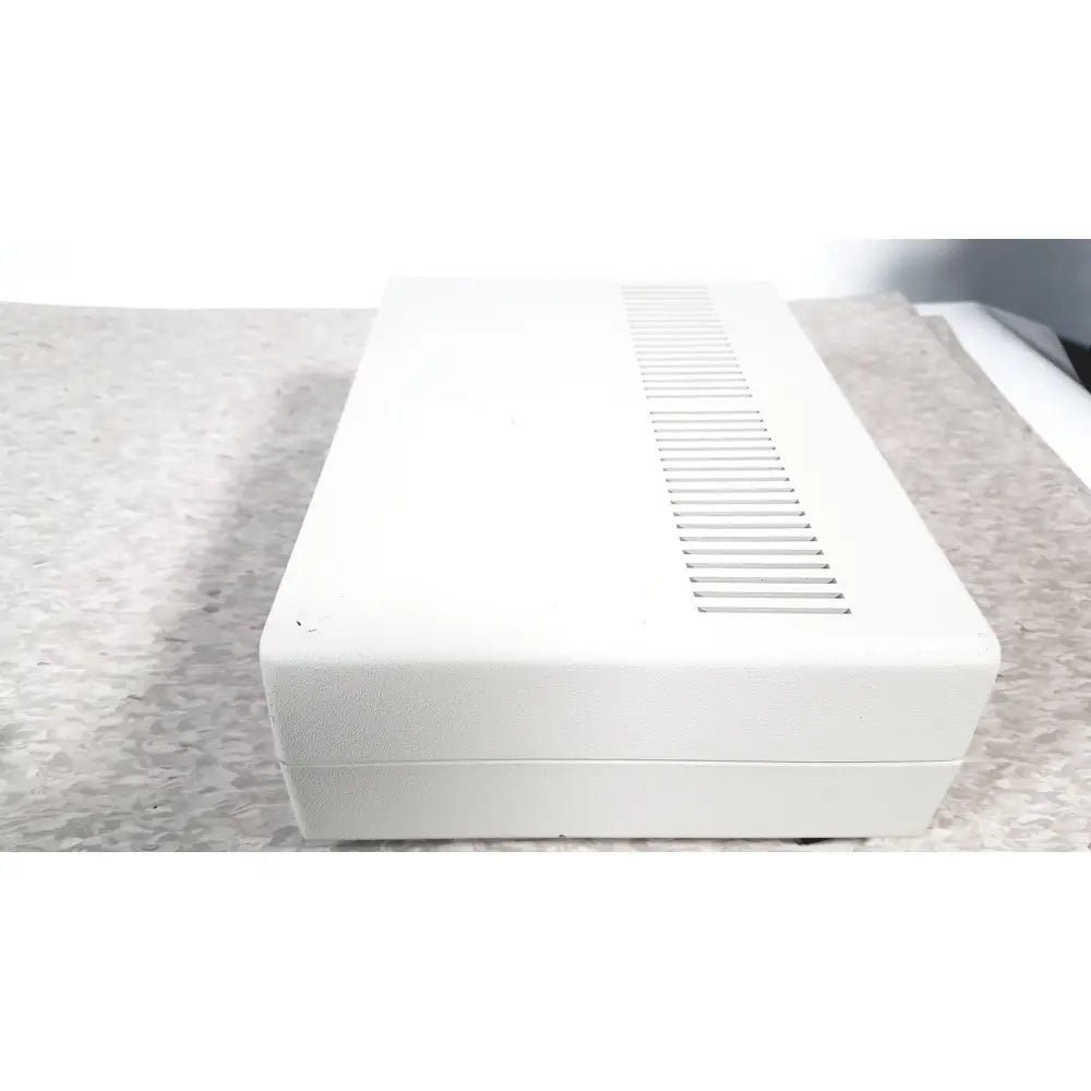 White rectangular electronic coulbourn bio system calibrator with horizontal ventilation slits for reuse medical use