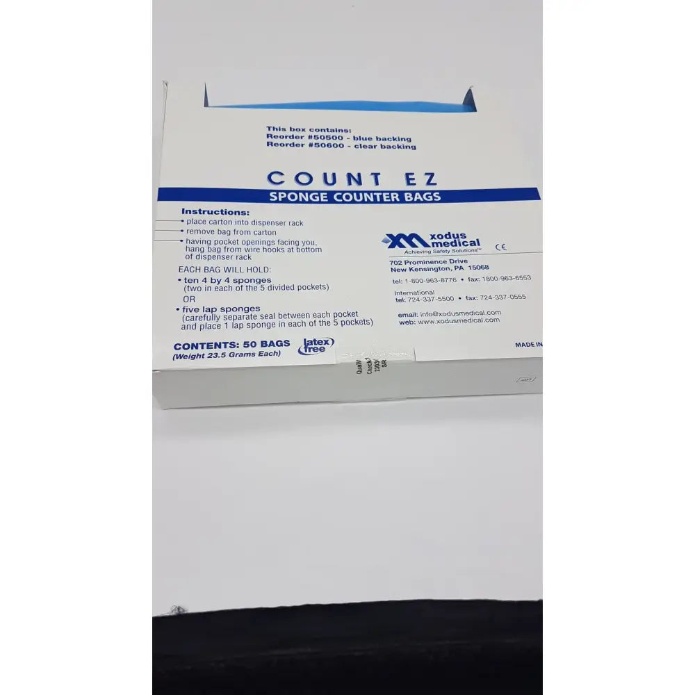 Reuse Medical Count EZ Sponge Counter Bags 50500 Other Medical & Lab Equipment, second-hand product photo 1