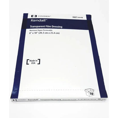 Reuse Medical Covidien 6648Kendall Transparent Film Dressing 8"X10" - 10/BX Exp. 2025 Bandages, Gauze & Dressings, second-hand product photo 1