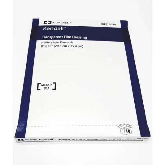 Reuse Medical Covidien 6648Kendall Transparent Film Dressing 8"X10" - 10/BX Exp. 2025 Bandages, Gauze & Dressings, second-hand product photo 1