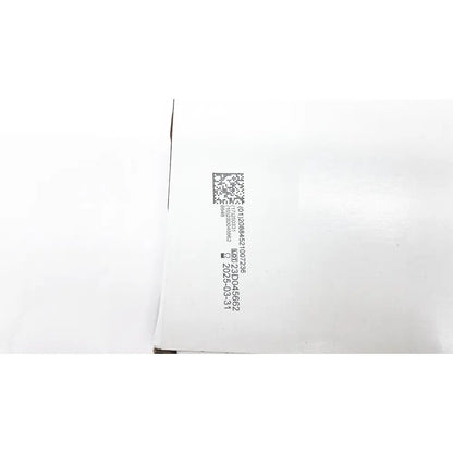 White cardboard box showing black barcode and serial for covidien 6648kendall transparent film dressing 8 x 10 exp 2025