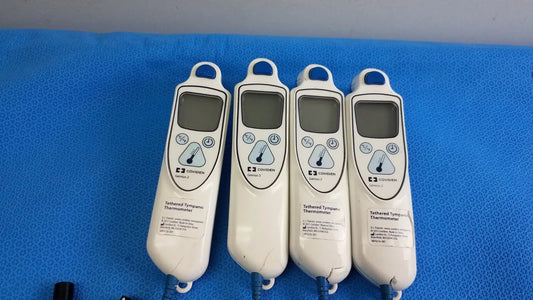 Reuse Medical Covidien Genius 3 Tympanic Ear Thermometer with Wall Mount Base Lot of 4 Medical Thermometers, second-hand product photo 1
