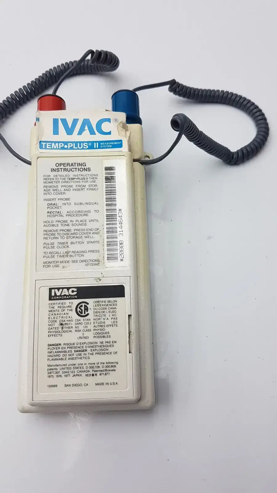 Covidien Genius 3 Tympanic Thermometer Ear Temperature Monitor SMF0611-00 Tympanic Thermometer, second-hand product photo 7