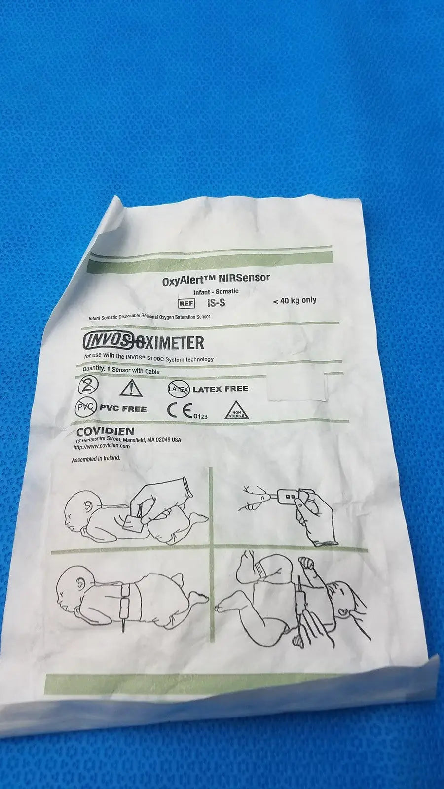 Covidien Infant Regional Saturation Sensor – 40 kg - used Oximetry Sensor, second-hand product photo 5
