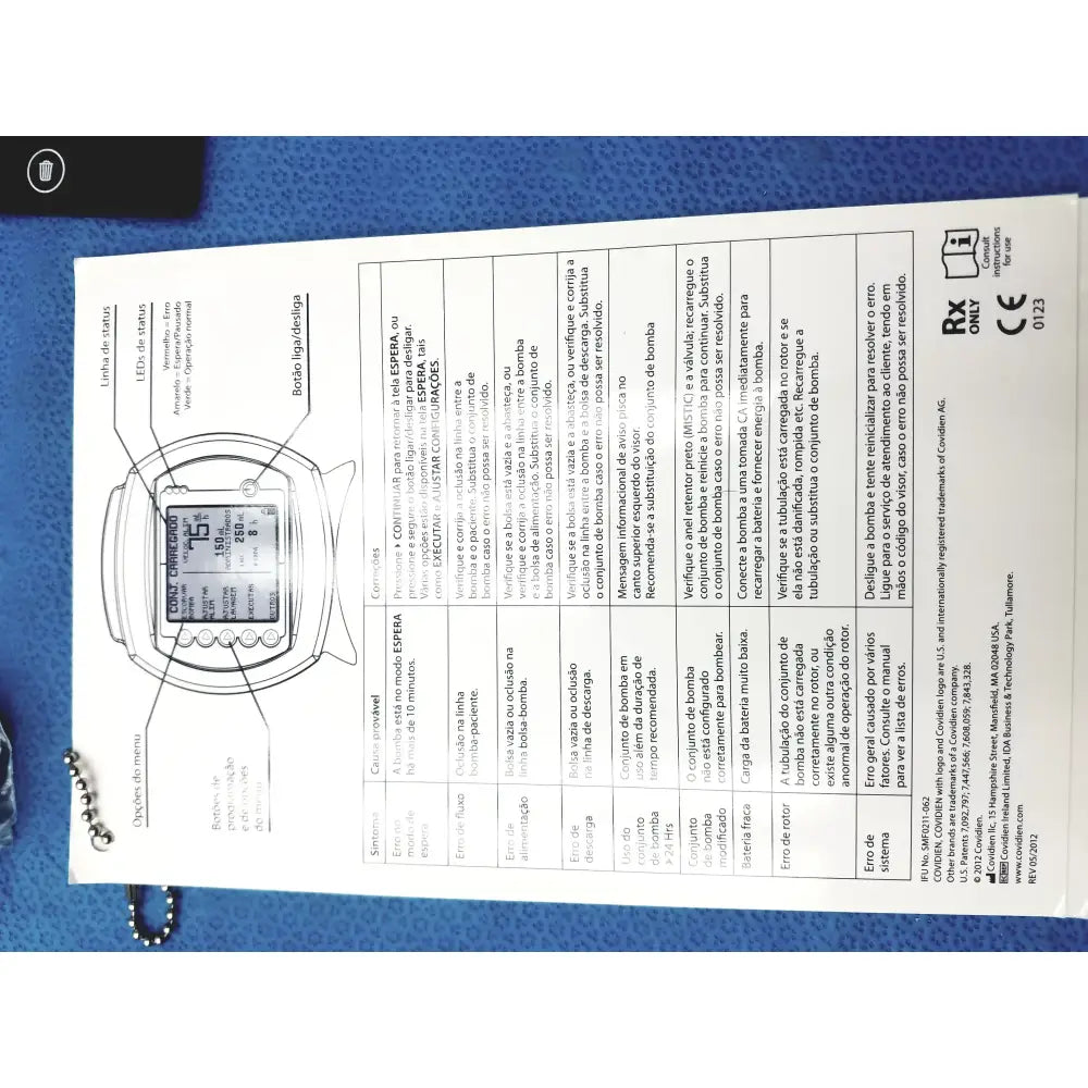Covidien Kangaroo Enteral Feeding ePump With Pole Clamp and Power Supply Enteral Feeding ePump, second-hand product photo 10