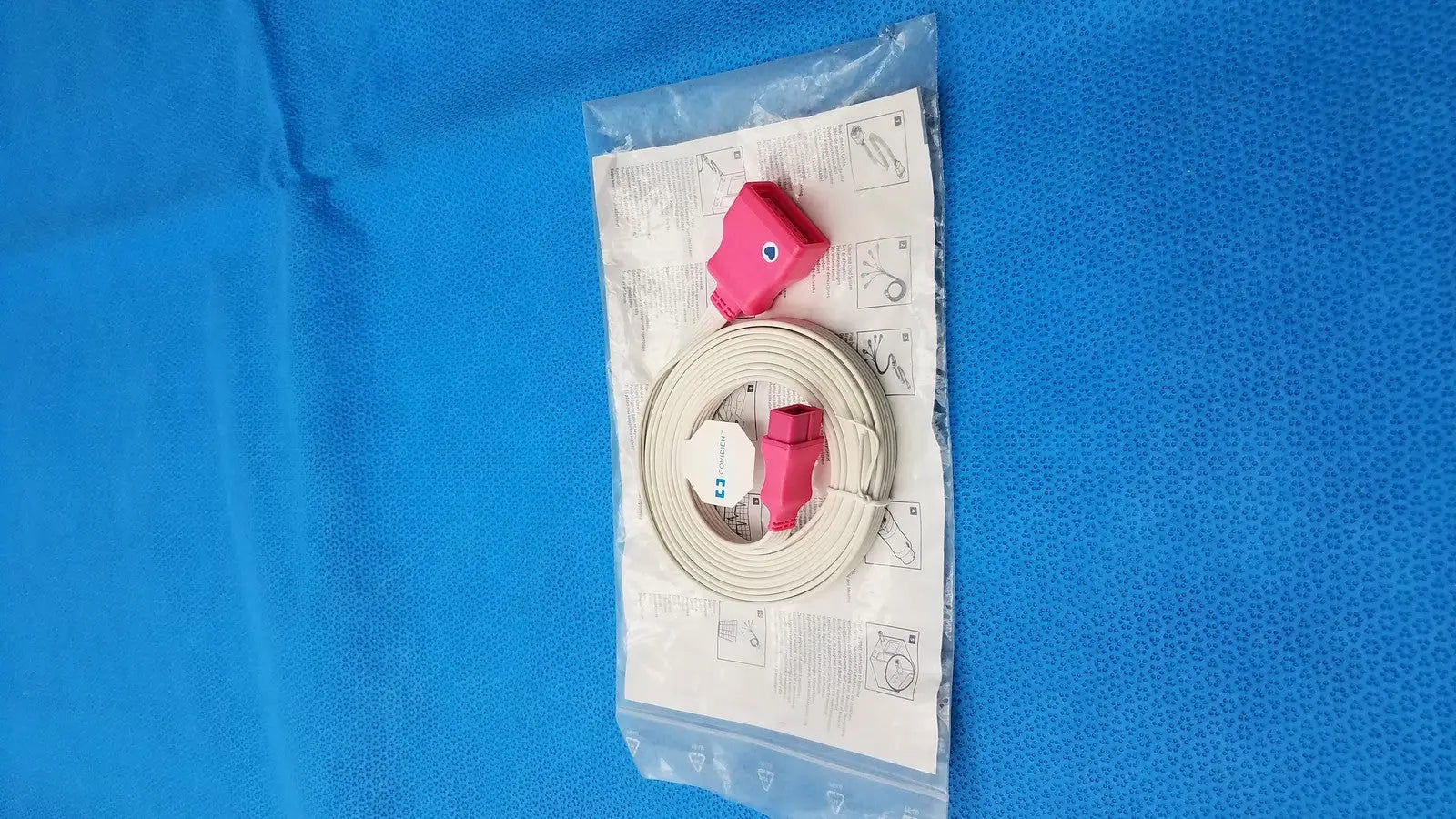 Covidien Kendall Disposable 5-Lead ECG Cable – Dual Connector – 2.7m (9') Disposable ECG Cable, second-hand product photo 2