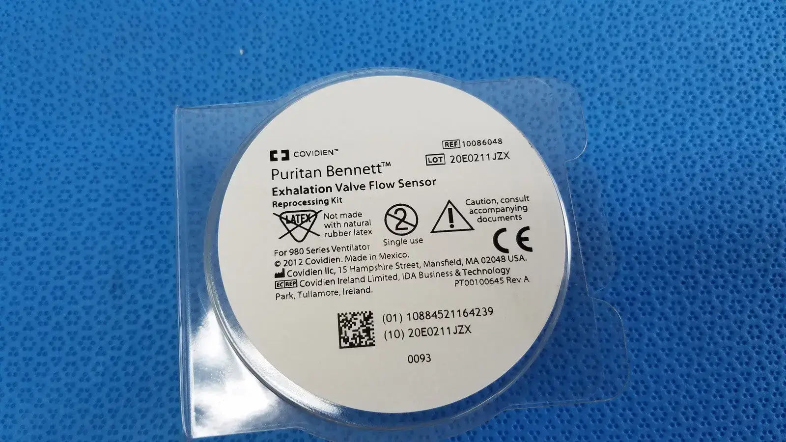 Covidien Puritan Bennett Exhalation Valve Flow Sensor - 10086048 Ventilator Flow Sensor, second-hand product photo 4