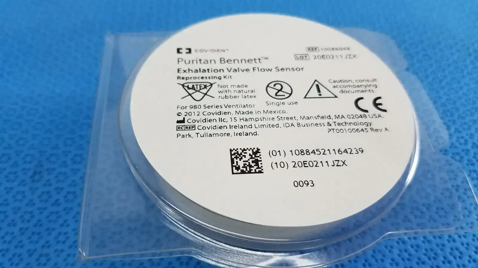Covidien Puritan Bennett Exhalation Valve Flow Sensor - 10086048 Ventilator Flow Sensor, second-hand product photo 3