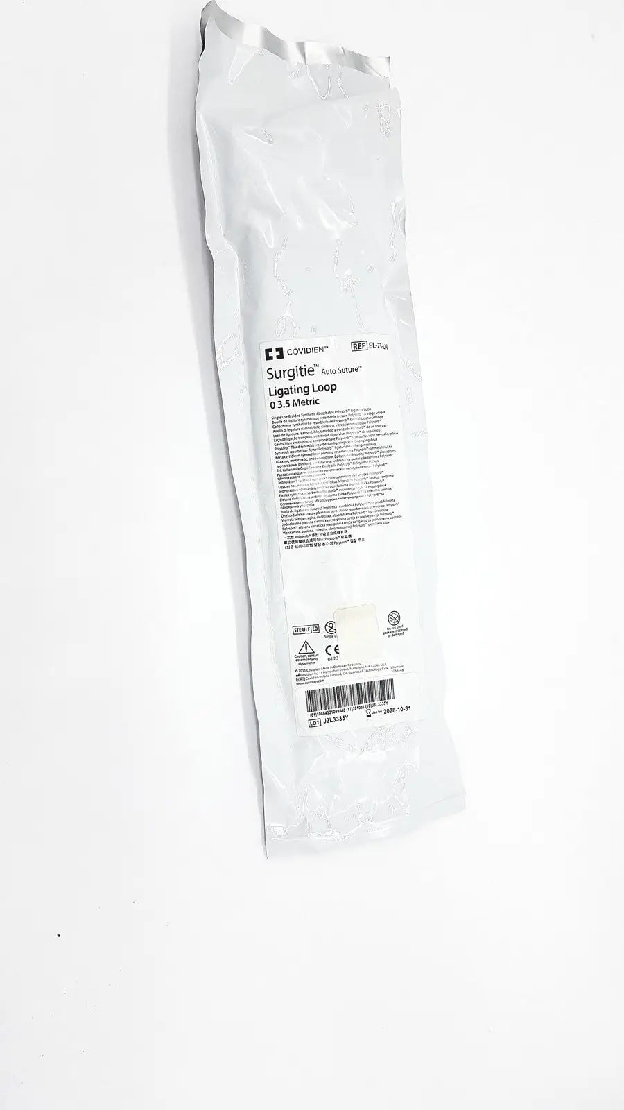 Covidien Surgitie Auto Suture Ligating Loop 0 3.5 Metric EL-23-LN Surgical Ligating Loop, second-hand product photo 1