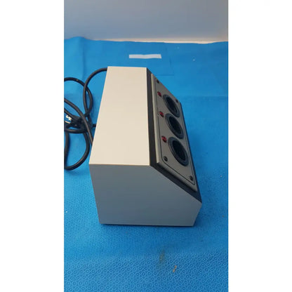 Cow Industries 3-Well Ophthalmic Desk Charger Station Base - Ophthalmic Desk Charger Station Base