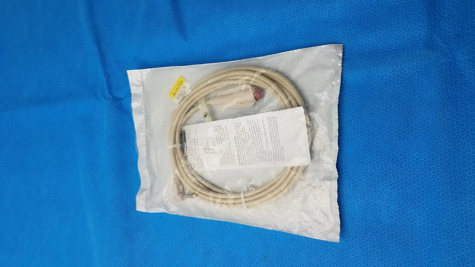 Crest Healthcare 7700B-12 Call Cord – 1/4" Plug – 12ft – Beige – Single Patient Nurse Call Cord, second-hand product photo 1