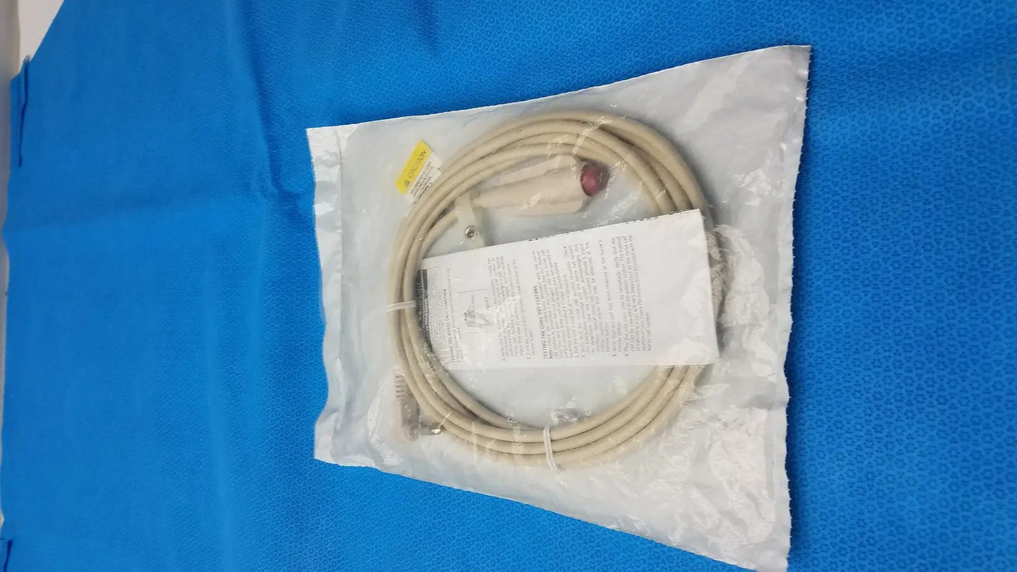 Crest Healthcare 7700B-12 Call Cord – 1/4" Plug – 12ft – Beige – Single Patient Nurse Call Cord, second-hand product photo 2