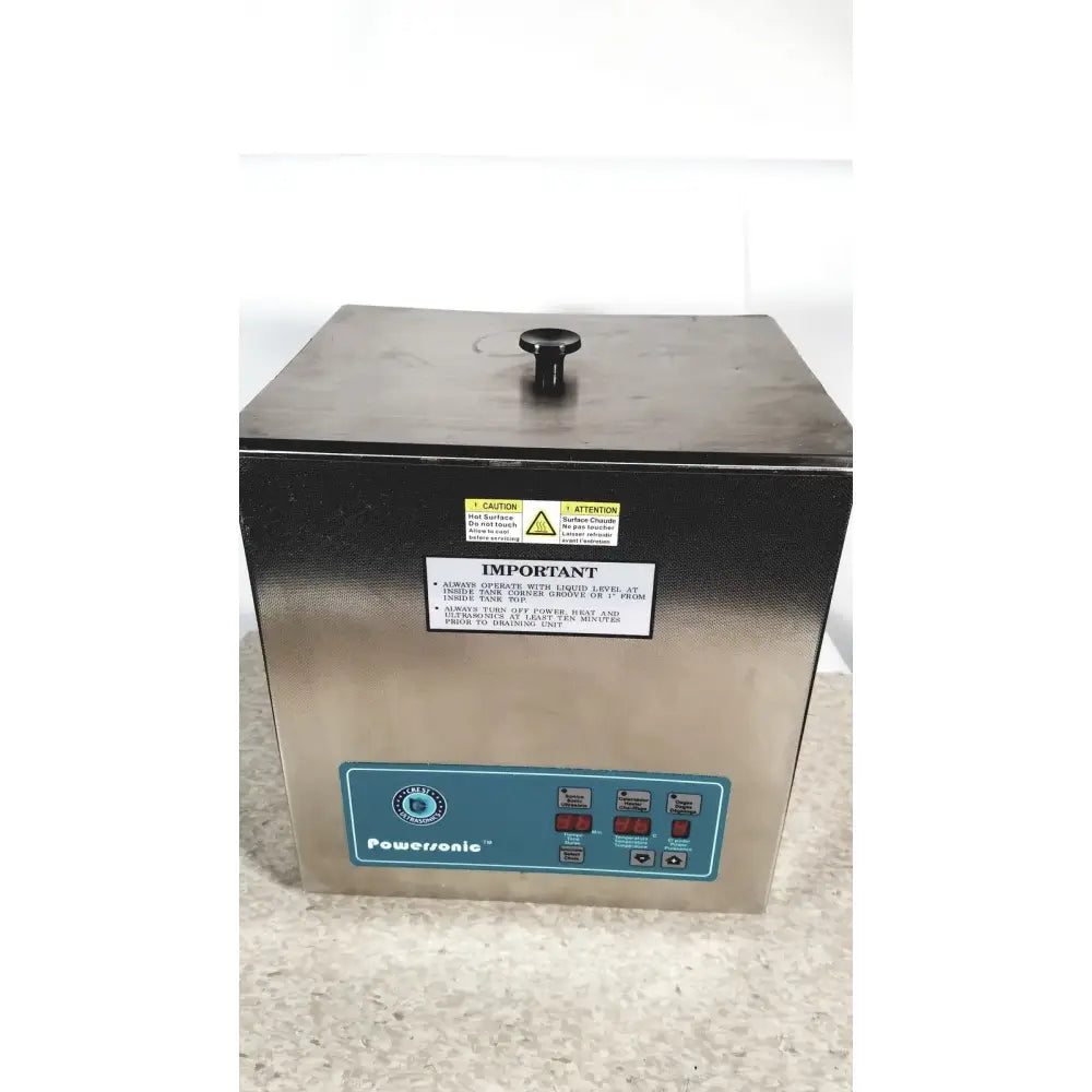 Reuse Medical Crest Ultrasonic Powersonic Ultrasonic Cleaner Model P1100D Ultrasonic Cleaners, second-hand product photo 1