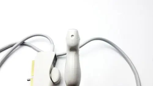 Gray ultrasound transducer with ergonomic grip and coiled cables for criticare 506nt3 series comfort cuff patient monitor