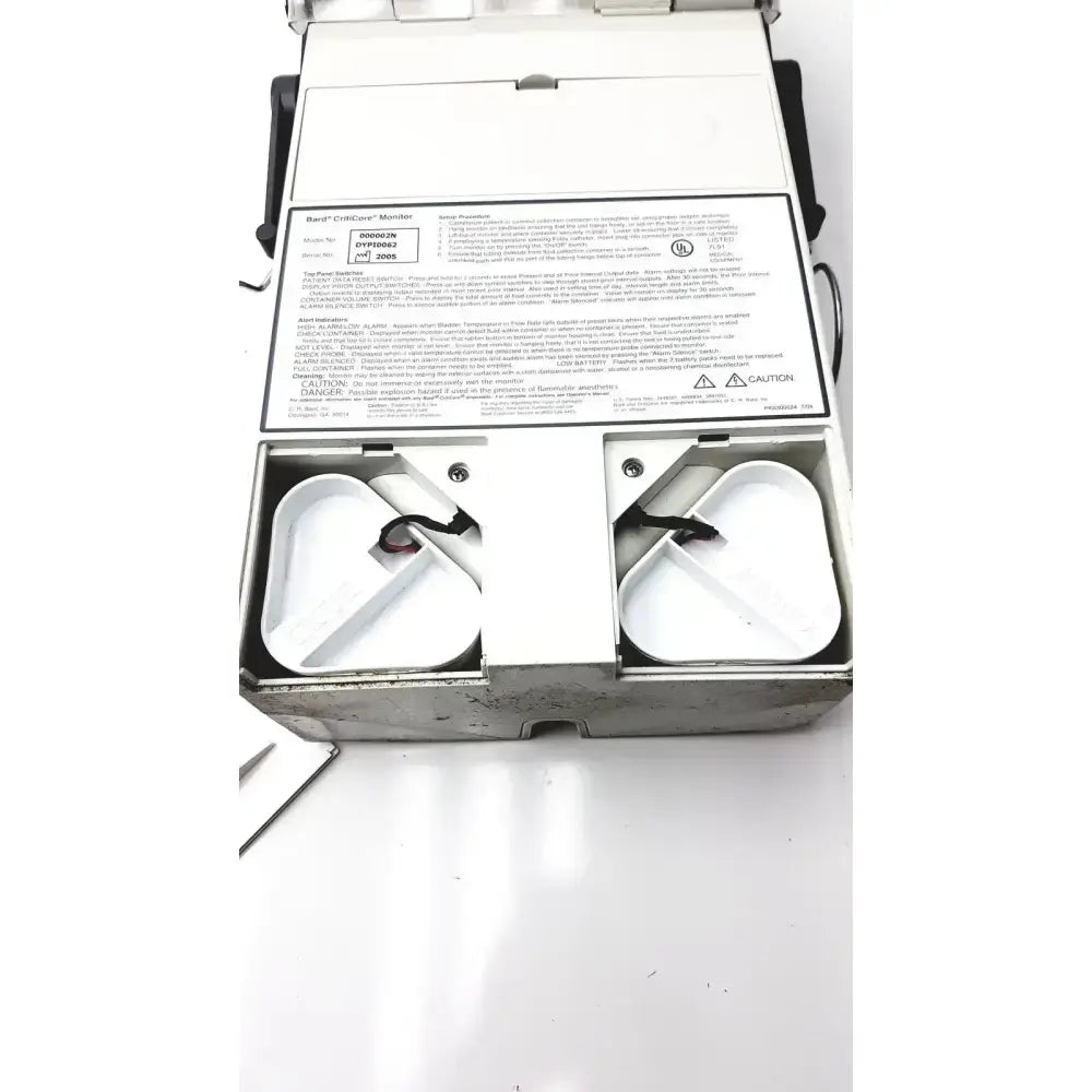 Bard CritiCore Fluid Output and Temperature Monitor Model 000002N Patient Monitor, second-hand product photo 14