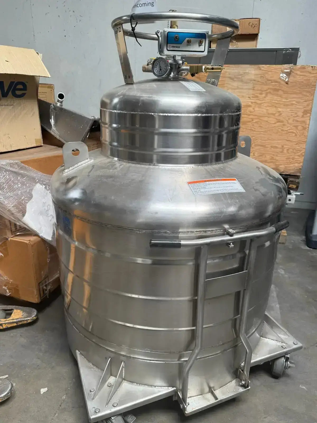 Cryofab Helium UN 1963 Non Magnetic Refrigerated Liquid Medical Gas, second-hand product photo 2