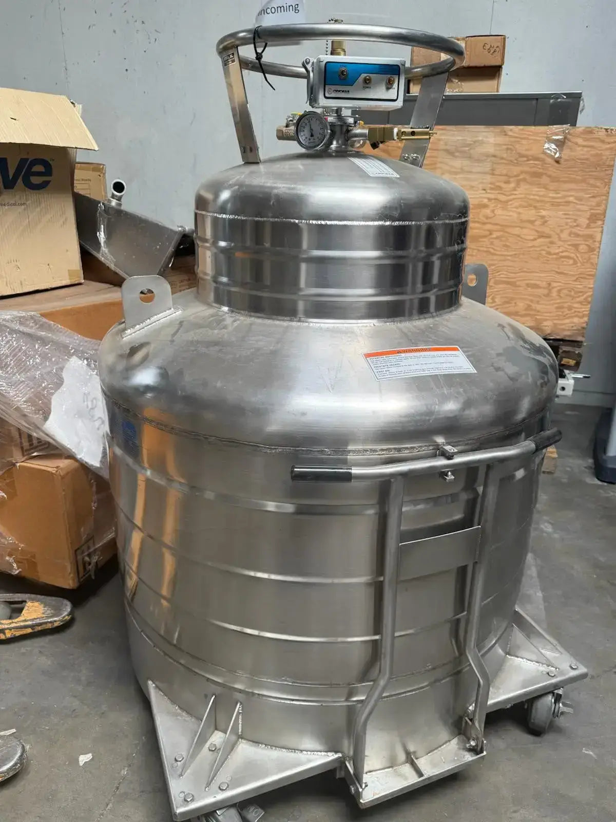 Cryofab Helium UN 1963 Non Magnetic Refrigerated Liquid Medical Gas, second-hand product photo 2