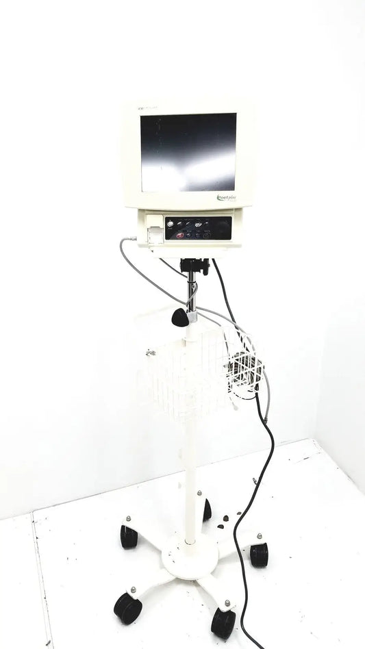 Reuse Medical CSI CRITICARE 8100 Series Poet Plus Vital Signs Patient Monitor w/ Cart, Stand Patient Monitors, second-hand product photo 1
