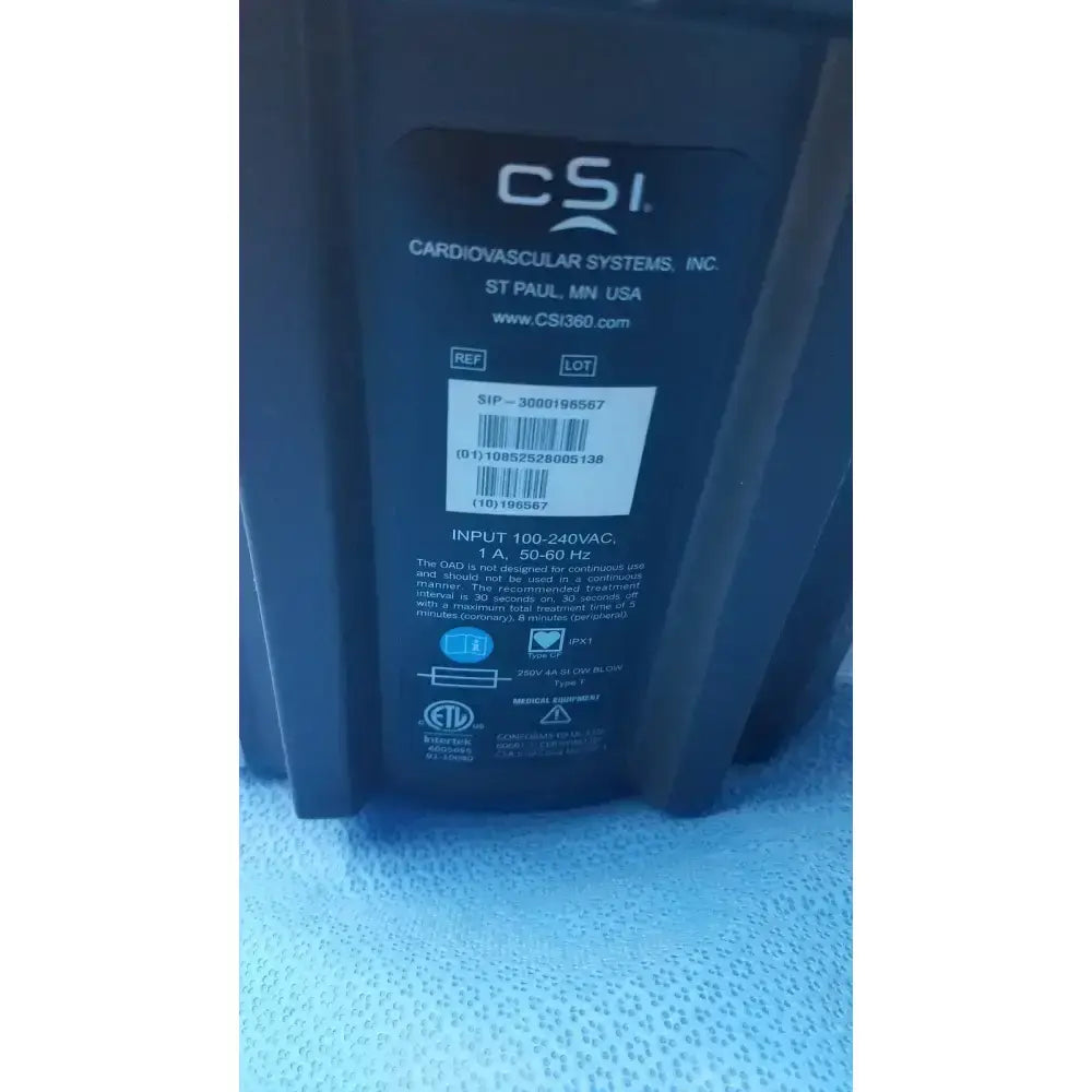 CSI Saline Infusion Pump with Sensor – Untested Infusion Pump, as-is (for parts) product photo 9
