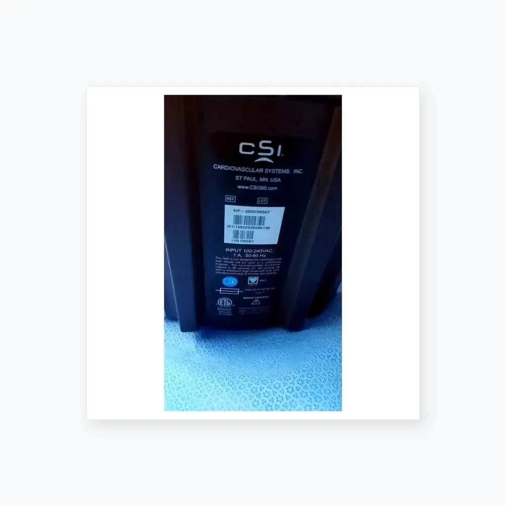 CSI Saline Infusion Pump with Sensor – Untested Infusion Pump, as-is (for parts) product photo 2