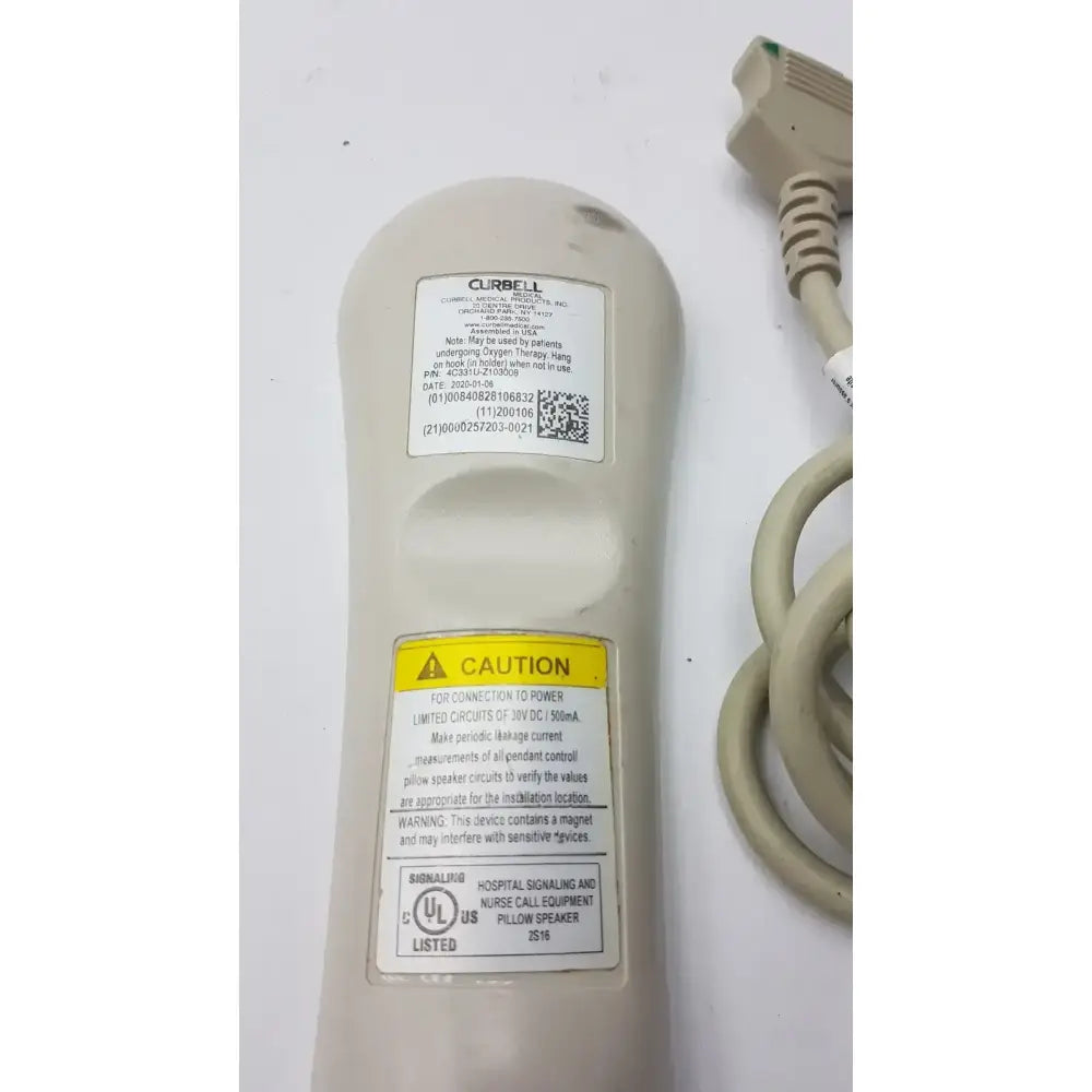Curbell 4C331U-Z103008 Gen4 Pillow Speaker Remote Controller Pillow Speaker Remote Controller, second-hand product photo 11