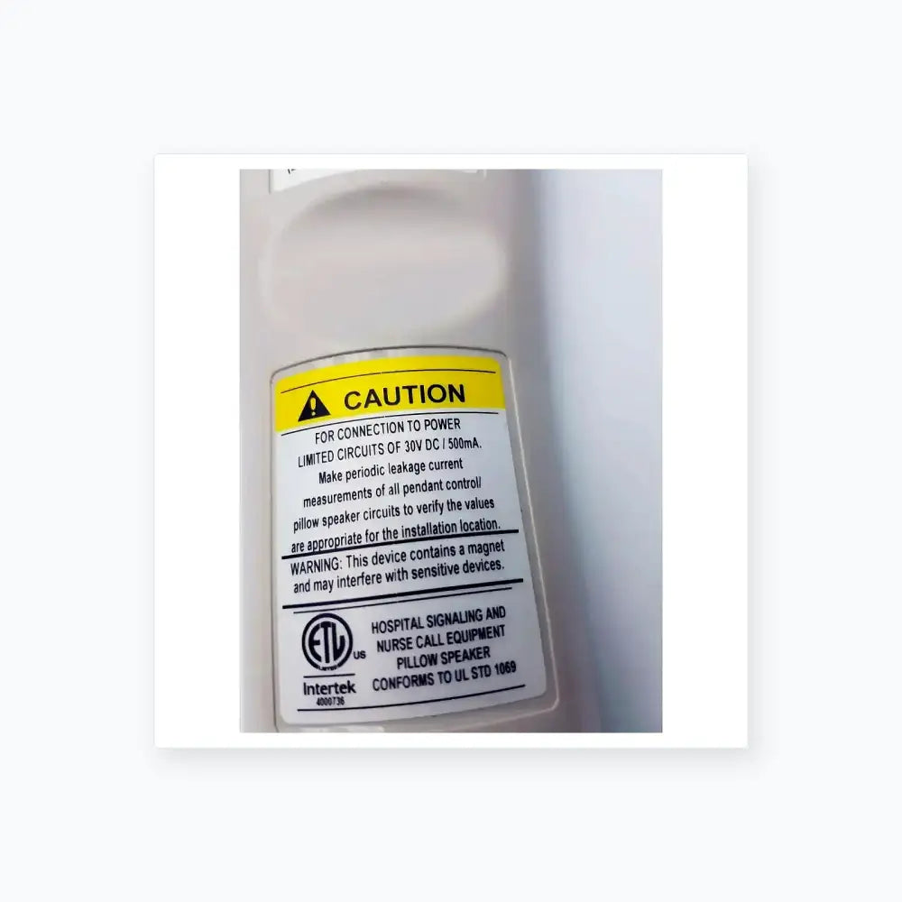 Curbell Getwell Network Nurse Call Remote P/N 4E370E-1013468 Nurse Call Remote, as-is (for parts) product photo 8