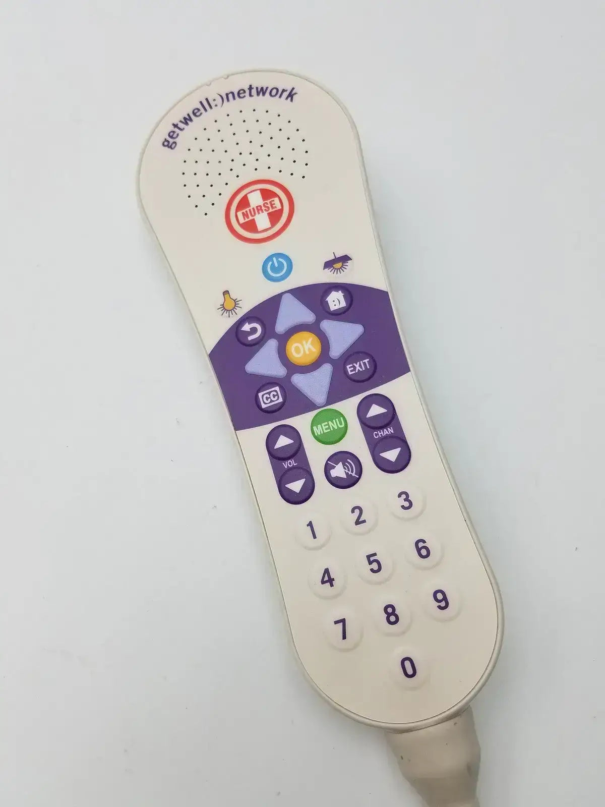 Curbell Getwell Network Nurse Call Remote P/N 4E370E-1013468 Nurse Call Remote, as-is (for parts) product photo 3