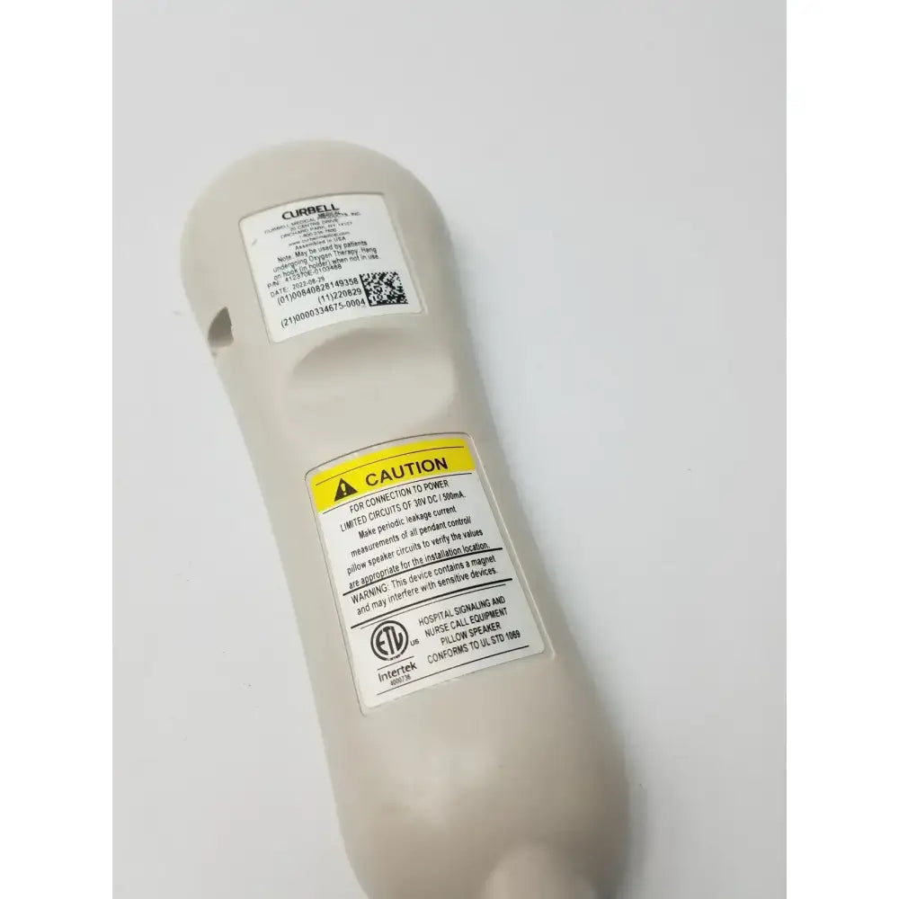 Curbell Getwell Network Nurse Call Remote P/N 4E370E-1013468 Nurse Call Remote, as-is (for parts) product photo 6