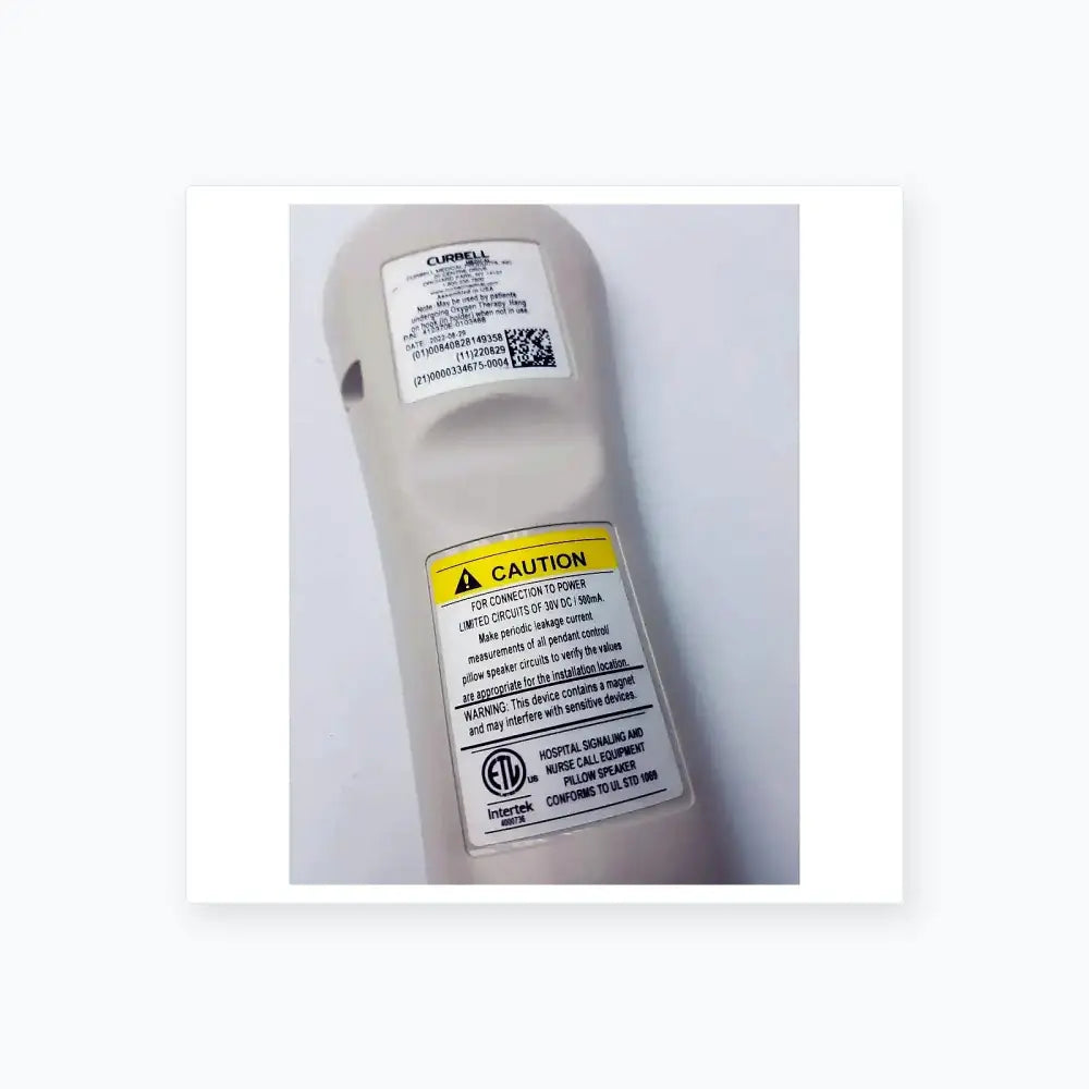 Curbell Getwell Network Nurse Call Remote P/N 4E370E-1013468 Nurse Call Remote, as-is (for parts) product photo 7