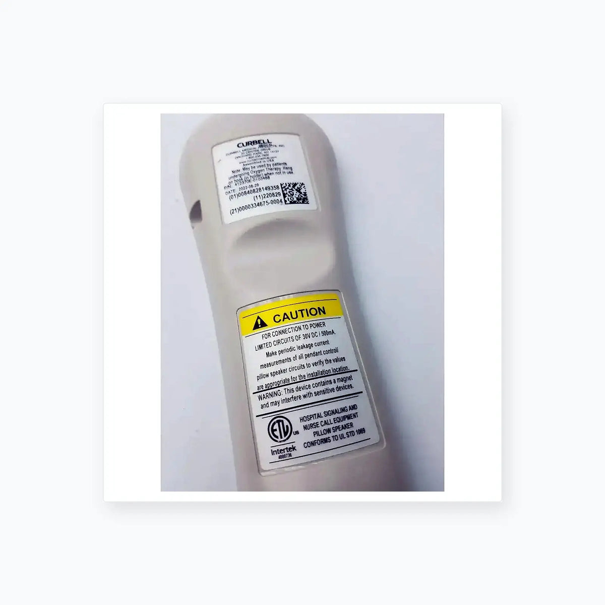 Curbell Getwell Network Nurse Call Remote P/N 4E370E-1013468 Nurse Call Remote, as-is (for parts) product photo 7