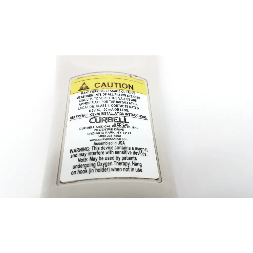 Curbell Getwell Network Nurse Call Remote P/N 5I412U-101021A Network Nurse Call Remote, second-hand product photo 8