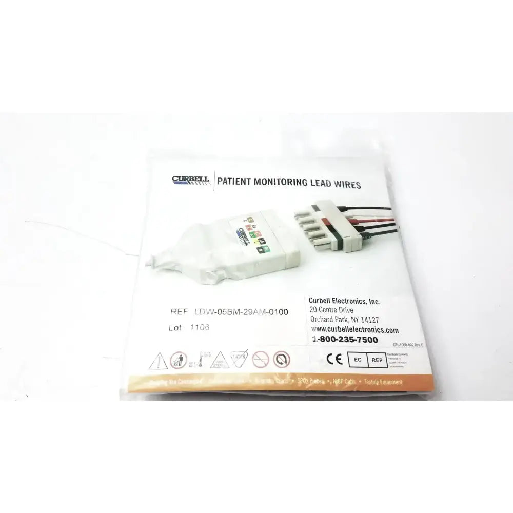 Curbell Patient Monitoring Lead Wires LDW-05BM-29AM-0100 Patient Monitoring Lead Wires, second-hand product photo 1