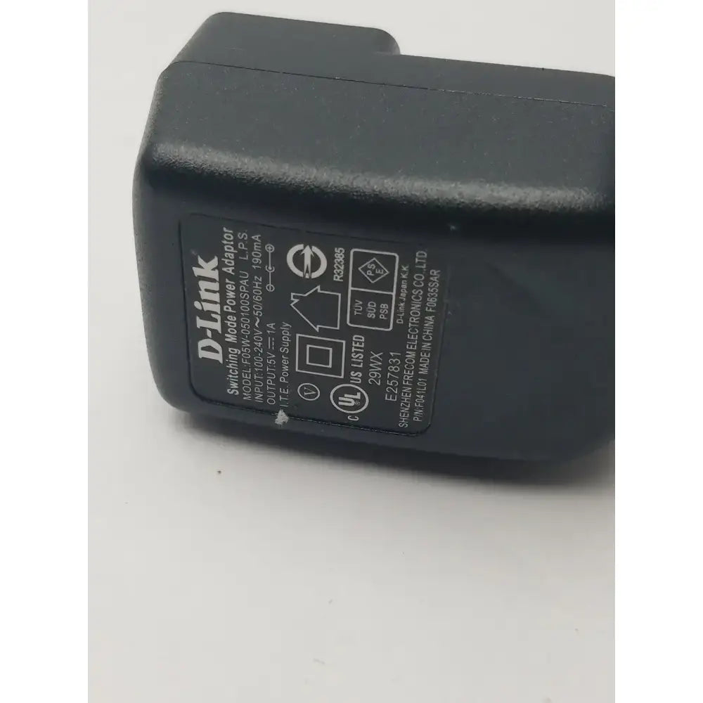 D-Link Switching Mode Power Adaptor F05-050100SPAU Switching Power Adapter, second-hand product photo 2