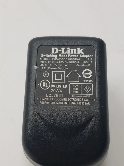 D-Link Switching Mode Power Adaptor F05-050100SPAU Switching Power Adapter, second-hand product photo 3