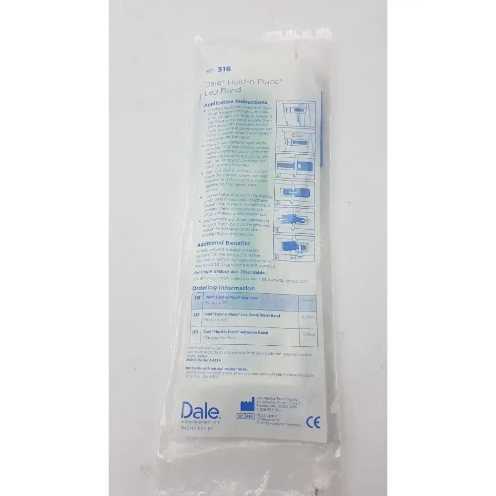 Dale Hold n Place Leg Band Ref 316 Tube Securement Leg Band, second-hand product photo 7