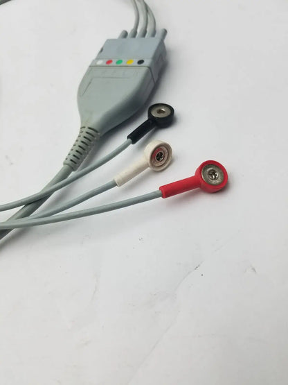 Datascope 0012-00-1261-02 and 0012-00-1255-01 5-Lead ECG Trunk Cable & Leadwires ECG Trunk Cable & Leadwires, second-hand product photo 4