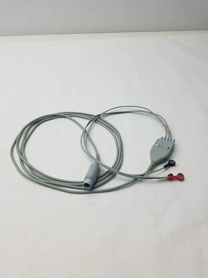 Datascope 0012-00-1261-02 and 0012-00-1255-01 5-Lead ECG Trunk Cable & Leadwires ECG Trunk Cable & Leadwires, second-hand product photo 1