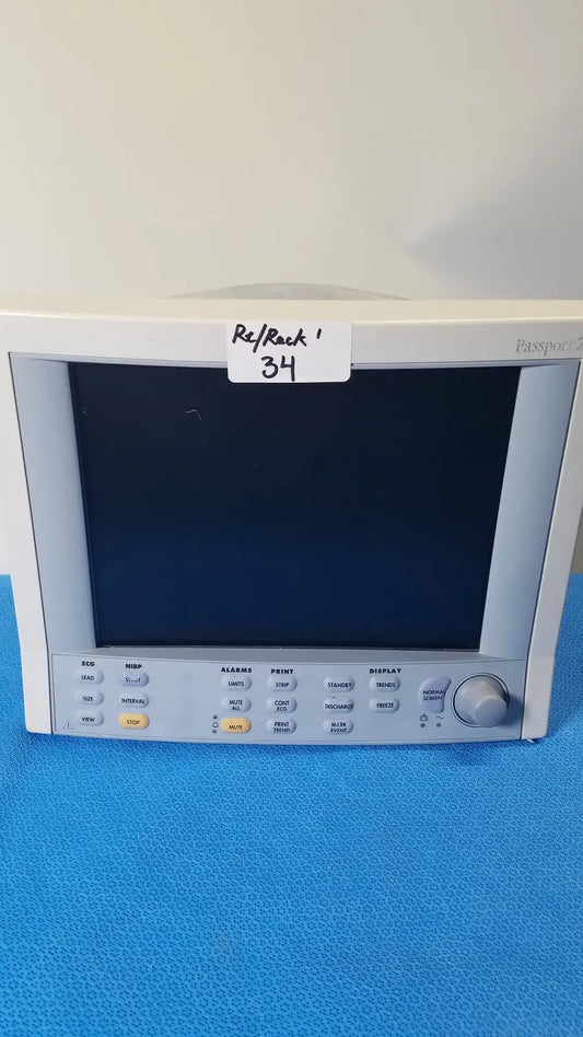 Reuse Medical Datascope Passport 2 ECG NIBP EKG Patient Monitor Other Medical & Lab Equipment, as-is (for parts) product photo 1