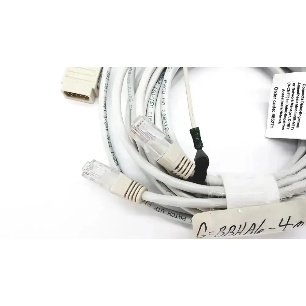 Datex Ohmeda Datex-Extension Mon/AIC Network Cable 20ft Length - Order Code 885271 Network Cable, second-hand product photo 6