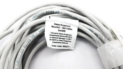 Datex Ohmeda Datex-Extension Mon/AIC Network Cable 20ft Length - Order Code 885271 Network Cable, second-hand product photo 7