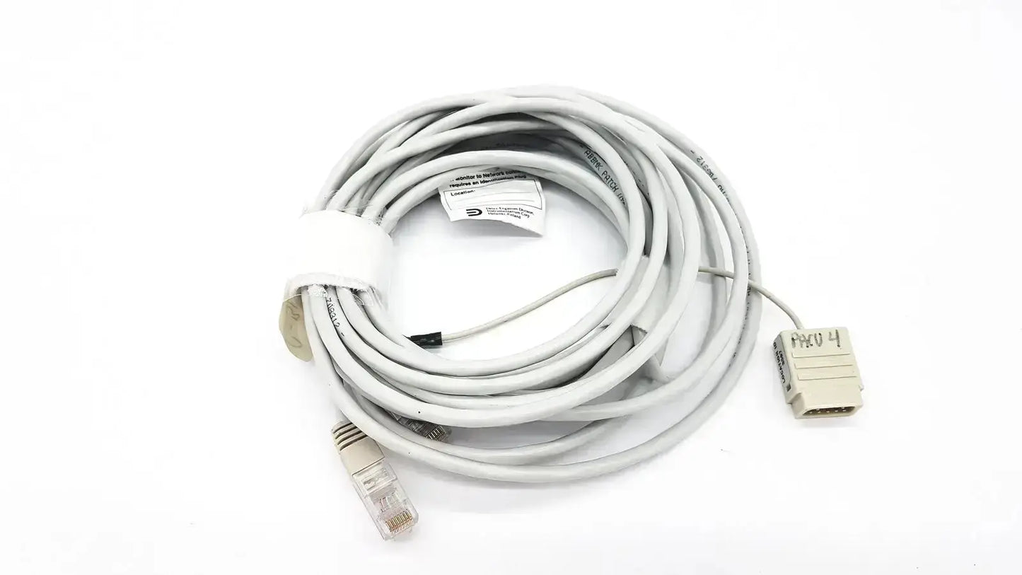 Datex Ohmeda Datex-Extension Mon/AIC Network Cable 20ft Length - Order Code 885271 Network Cable, second-hand product photo 1