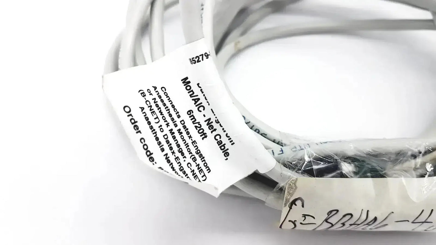 Datex Ohmeda Datex-Extension Mon/AIC Network Cable 6m/20ft Length Monitor Network Cable, second-hand product photo 6