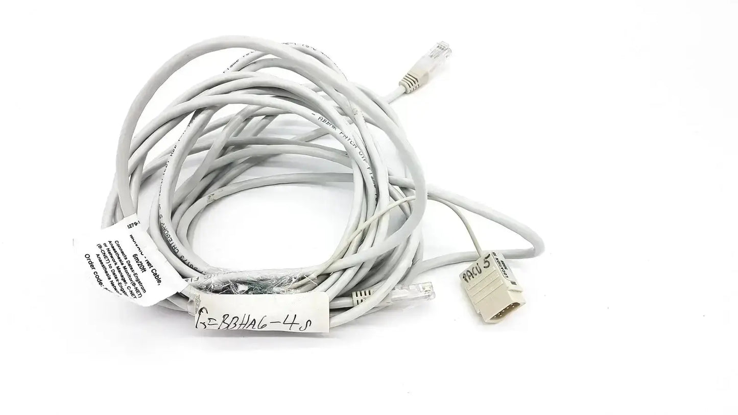 Datex Ohmeda Datex-Extension Mon/AIC Network Cable 6m/20ft Length Monitor Network Cable, second-hand product photo 2