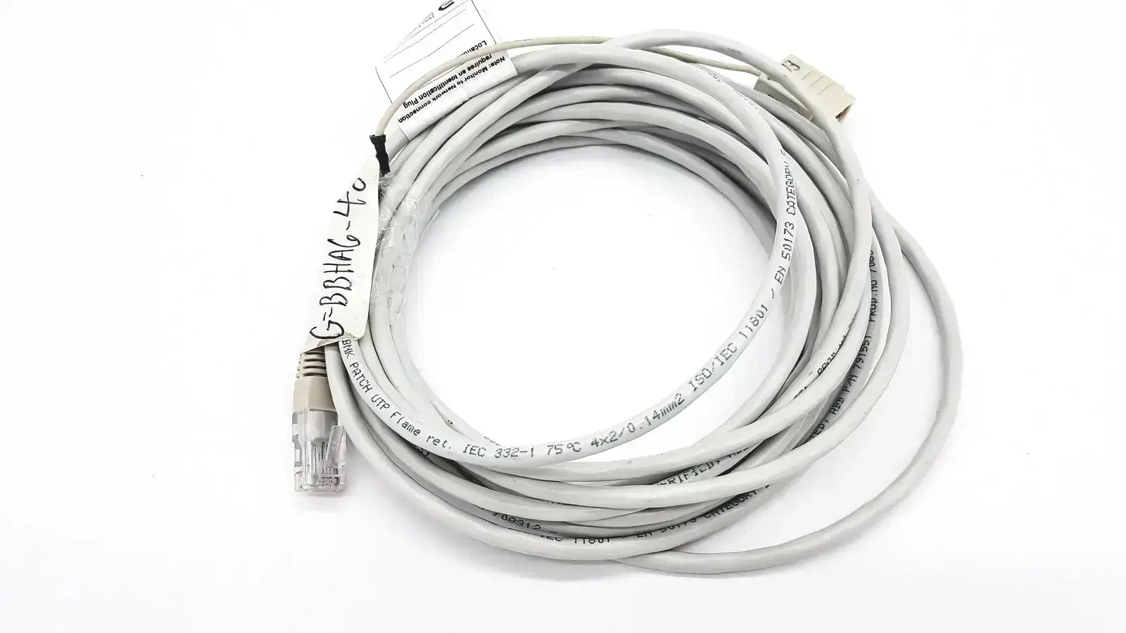 Datex Ohmeda Datex-Extension Mon/AIC Network Cable 6m/20ft Length - Order Code 885271 Medical Equipment Cable, second-hand product photo 12