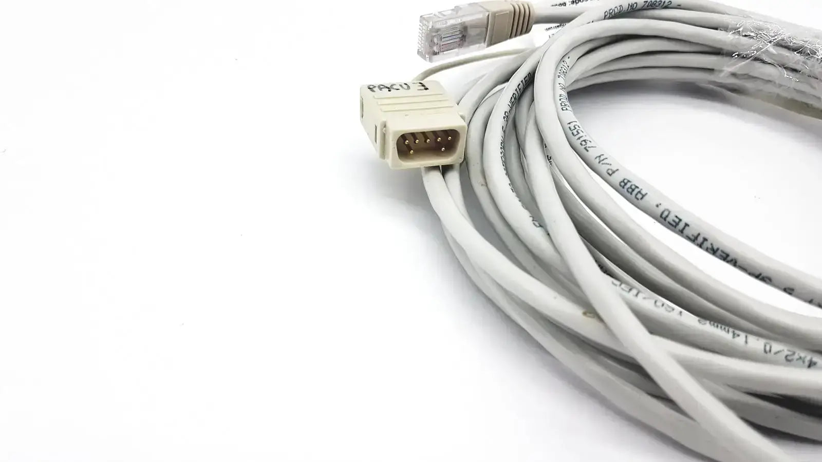 Datex Ohmeda Datex-Extension Mon/AIC Network Cable 6m/20ft Length - Order Code 885271 Medical Equipment Cable, second-hand product photo 16