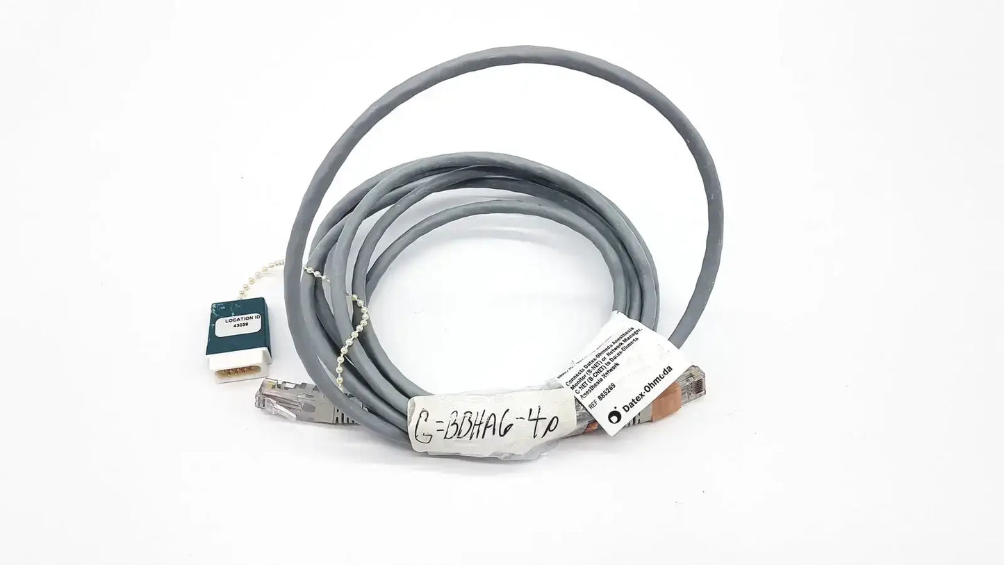 Datex Ohmeda 885269, MON/IC - Network Cable - 10ft Length Patient Monitor Network Cable, second-hand product photo 4