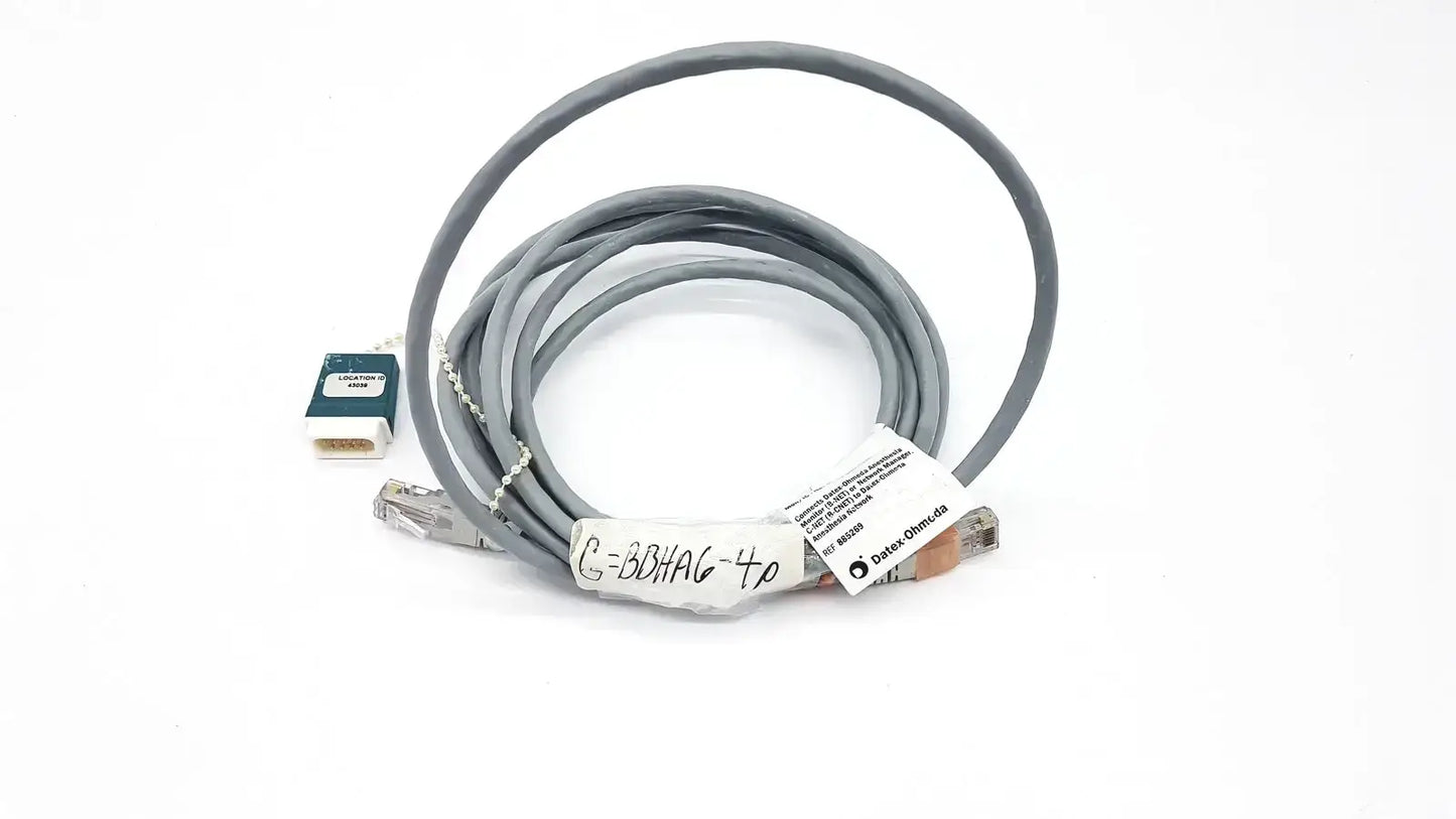 Datex Ohmeda 885269, MON/IC - Network Cable - 10ft Length Patient Monitor Network Cable, second-hand product photo 5