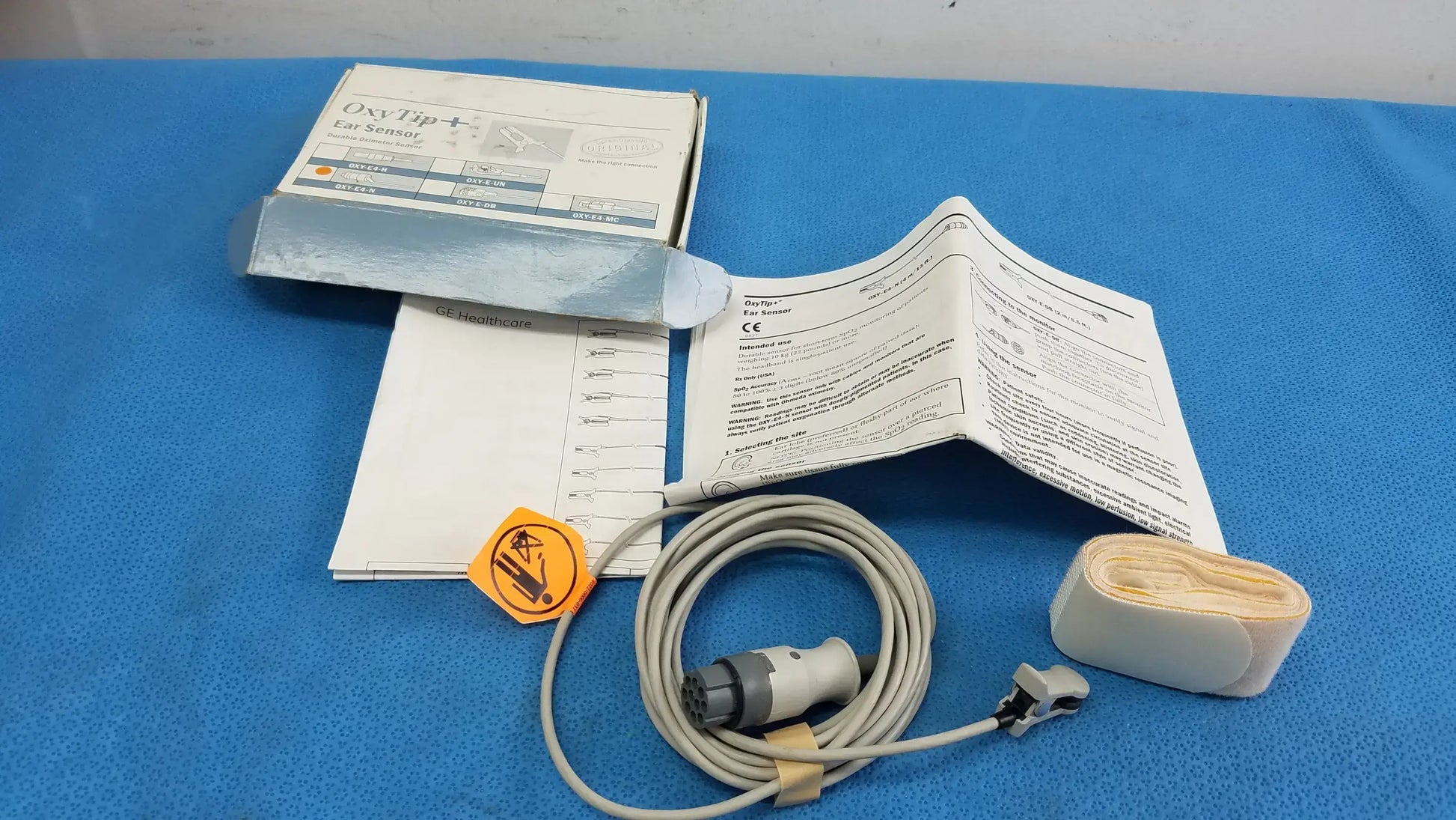 Datex Ohmeda Oxy Tip+Finger Sensor Ref Oxy-E4-N Finger Sensor, second-hand product photo 1