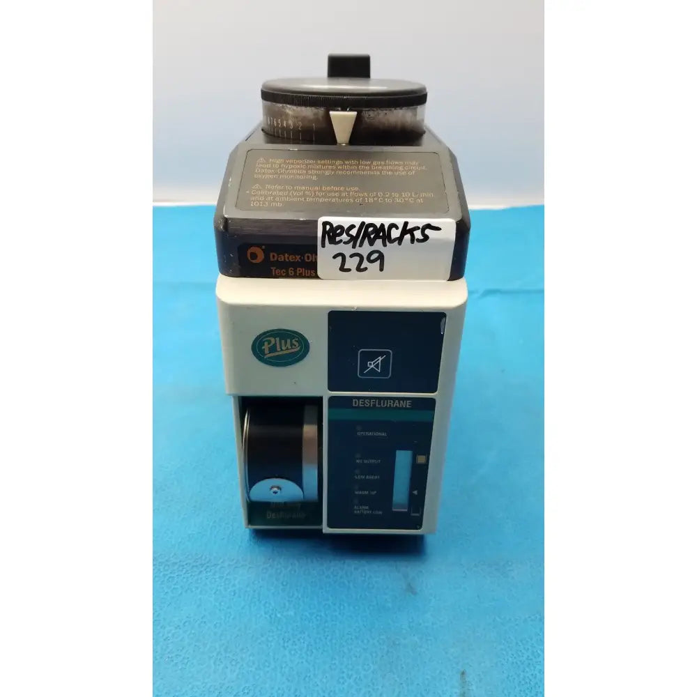 Reuse Medical Datex-Ohmeda Tec 6 Plus Desflurane Anesthesia Vaporizer Other Medical & Lab Equipment, second-hand product photo 1